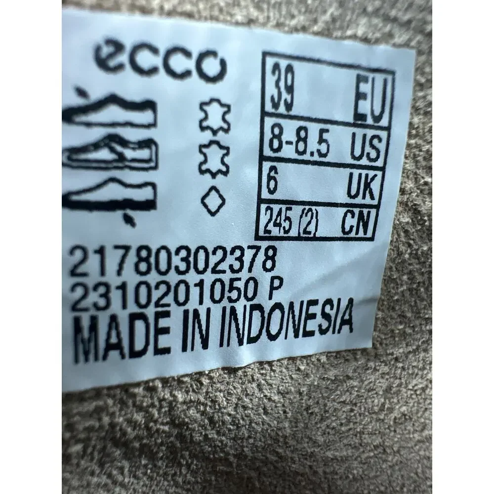 Ecco 2nd Cosmo Casual Shoe Sneaker Limestone Men’s 8 - 8.5 NEW - Picture 7 of 9